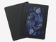 CMYK 인쇄 파란색과 검정색 플라스틱 포커 카드 방수
