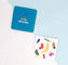 어린이 교육을 위한 CMYK 인쇄 동물 짝짓기 카드
