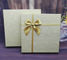 매트 박판 나비 리본 마감 엄밀한 판지 선물 상자