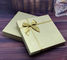 매트 박판 나비 리본 마감 엄밀한 판지 선물 상자