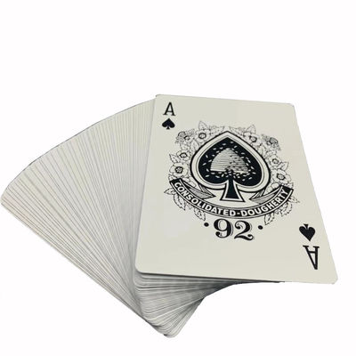 310gsm 검은 코어 용지 CMYK는 카지노 클럽을 위해 카드놀이를 하는 포커를 출력했습니다