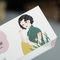 건강 음식을 위한 커스텀 로고 인쇄된 상아 보드 박스 250gsm 하얀 카드 용지함